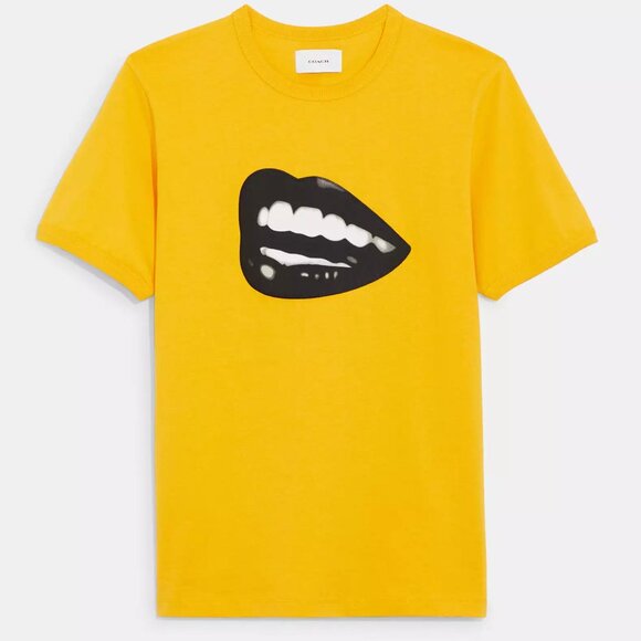 💋Coach X Tom Wesselmann T Shirt In Organic Cotton - Picture 2 of 10